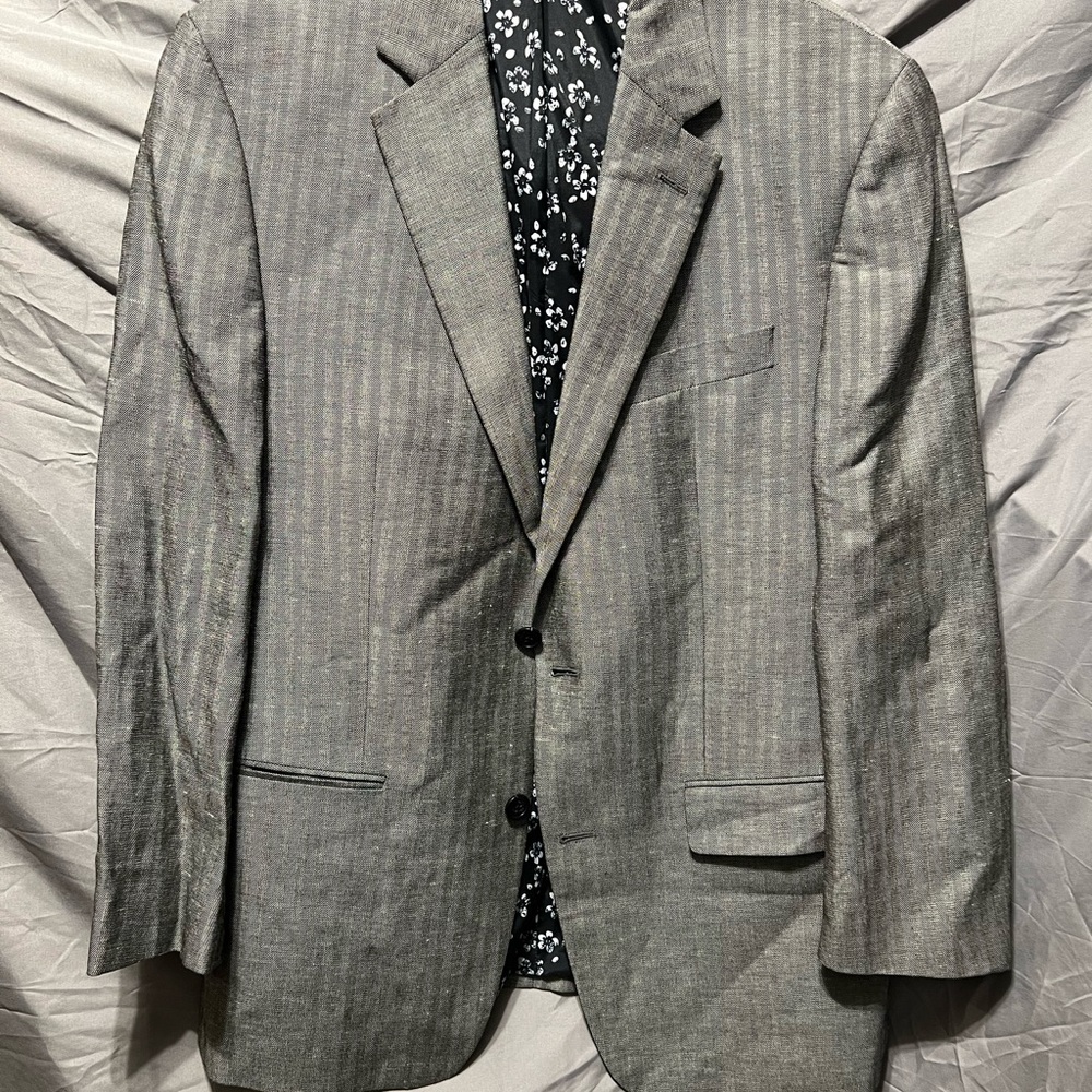 Michael Kors Gray Striped Men's Blazer